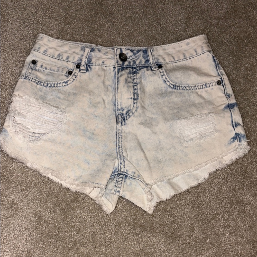 Denim Distressed Women Shorts